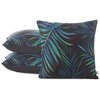 Poszewka Design 91 Palms 40 x 40 cm Czarna Rodzaj zapięcia Zamek