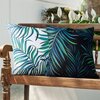 Poszewka Design 91 Palms 40 x 40 cm Czarna Wzór Liście