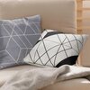 Poszewka Design 91 Geo 40 X 40 cm Beżowy Wzór Geometryczny