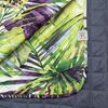 Narzuta EUROFIRANY D91 Rommy 200 x 220 cm Biały Wzór Liście