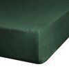 Prześcieradło EUROFIRANY Design 91 393143 Jersey 220 x 200 cm Butelkowa zieleń Materiał Jersey bawełniany