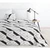 Narzuta EUROFIRANY Geo 01 220 x 240 cm Jasnokremowo-czarny Wzór Geometryczny