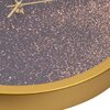 Zegar EUROFIRANY 389836 Czarno-złoty Materiał wykonania MDF