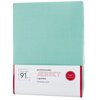 Prześcieradło EUROFIRANY Jersey D91 180 x 200 cm Miętowy Materiał Jersey bawełniany