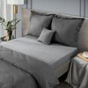 Prześcieradło EUROFIRANY Jersey D91 180 x 200 cm Stalowy Kolor Stalowy