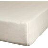 Prześcieradło EUROFIRANY Jersey D91 z gumką 240 x 220 cm Beżowy Rozmiar [cm] 240 x 220