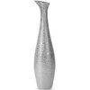 Wazon EUROFIRANY Riso 15 x 60 cm Srebrny