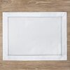Serweta EUROFIRANY Madele 30 x 40 cm Srebrno-biały (4 szt.) Materiał Poliester