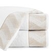 Ręcznik Blanca (12) Biało-złoty 50 x 90 cm Przeznaczony do Do twarzy