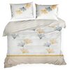 Pościel EUROFIRANY Design 91 Lea 07 220 x 200 cm Biało-żółty