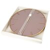 Zegar ścienny EUROFIRANY 423131 60 cm Fioletowo-złoty Materiał wykonania Płyta MDF