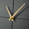 Zegar EUROFIRANY z wahadłem Czarno-złoty Materiał wykonania Tworzywo sztuczne