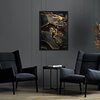 Obraz EUROFIRANY 478 53 x 73 cm Grafitowy Motyw Abstrakcja