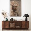 Obraz EUROFIRANY 577 60 x 80 cm Beżowy Motyw Boho