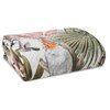 Narzuta EUROFIRANY Parrot 170 x 210 cm Zielono-różowy