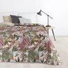 Narzuta EUROFIRANY Parrot 170 x 210 cm Zielono-różowy Materiał Poliester