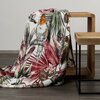 Koc EUROFIRANY Design 91 Parrot 150 x 200 cm Zielony Wzór Ptaki