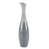 Wazon EUROFIRANY Neli 15 x 60 cm Srebrny