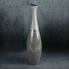 Wazon EUROFIRANY Neli 15 x 60 cm Srebrny Kolor Srebrny