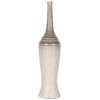 Wazon EUROFIRANY Rosina 18 x 76 cm Kremowy