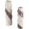Wazon EUROFIRANY Rosina 12 x 40 cm Kremowy Kolor Kremowy