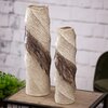 Wazon EUROFIRANY Rosina 12 x 40 cm Kremowy Gwarancja 24 miesiące