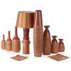Wazon EUROFIRANY Elda 02 402750 16 x 22 cm Czerwony Kolor Czerwony