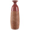 Wazon EUROFIRANY Elda 04 402752 18 x 51 cm Czerwony