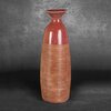 Wazon EUROFIRANY Elda 04 402752 18 x 51 cm Czerwony Wyposażenie 1 x wazon 51 cm