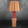 Lampa stołowa EUROFIRANY Elda 402758 Ceglasty Materiał Glinka ceramiczna