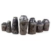 Wazon EUROFIRANY Alda 16 x 21 cm Granatowy Kolor Granatowy