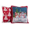 Poszewka EUROFIRANY Xmas 45 x 45 cm Czerwony Rodzaj zapięcia Zamek