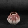 Wazon EUROFIRANY Evita 18 x 14 cm Kremowy Materiał Glinka ceramiczna