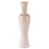 Wazon EUROFIRANY Edna 03 19 x 71 cm Kremowy
