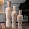 Wazon EUROFIRANY Edna 07 12 x 6 x 31 cm Kremowy Wyposażenie 1 x wazon 31 cm