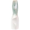 Wazon EUROFIRANY Liana 14 x 13 x 47 cm Kremowo-miętowy