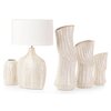 Wazon EUROFIRANY Liza 15 x 22 cm Kremowy Kolor Kremowy