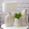 Wazon EUROFIRANY Liza 15 x 22 cm Kremowy Gwarancja 24 miesiące