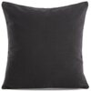 Poszewka EUROFIRANY Len 43 x 43 cm Czarny