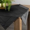 Obrus EUROFIRANY Velvet 85 x 85 cm Czarny Typ Obrus