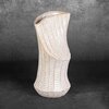 Wazon EUROFIRANY Liza 18 x 18 x 40 cm Kremowy Kolor Kremowy