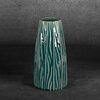 Wazon EUROFIRANY Rea 14 x 29 cm Zielony Materiał Glinka ceramiczna