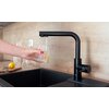 Bateria kuchenna KFA z filtrem HYDRO+ DUERO PURE STYLE PULL OUT 6623-912-81 Czarna Typ Stojąca