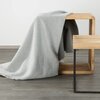 Koc EUROFIRANY D91 Amber 200 x 220 cm Popielaty Wzór 3D