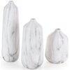 Wazon EUROFIRANY Mija 15 x 15 x 33 cm Kremowy Kolor Kremowy