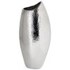 Wazon EUROFIRANY Erna 20 x 13 x 46 cm Srebrny