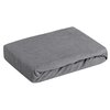 Prześcieradło EUROFIRANY Design 91 Frotte 220 x 200 cm Stalowy