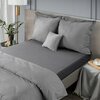 Prześcieradło EUROFIRANY Design 91 Frotte 220 x 200 cm Stalowy Nieprzemakalne Nie