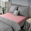 Prześcieradło EUROFIRANY Design 91 Frotte 140 x 200 cm Pudrowy róż Nieprzemakalne Nie
