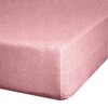 Prześcieradło EUROFIRANY Design 91 Frotte 140 x 200 cm Pudrowy róż Materiał Bawełna
